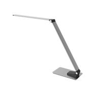 Solight LED stolní lampička stmívatelná, 11W,  změna chromatičnosti, broušený hliník, stříbrná - WO51-S - 2