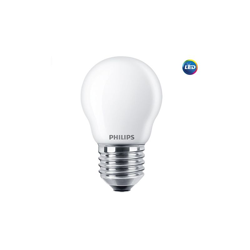 LED žárovka Philips E27 6,5W 2700K 230V P45 FR - 1