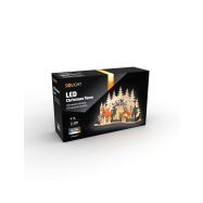 Solight LED vánoční městečko s kostelem, 30x19cm, 2x AAA - 1V250 - 8