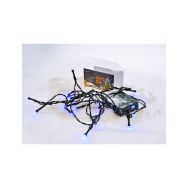 Solight LED vánoční řetěz, 3m, 20xLED, 3x AA, modré světlo, zelený kabel - 1V50-B - 4