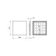 PHILIPS LED světelný panel, 34W, 600x600mm, 3400lm, 6500K  P362069 - 1