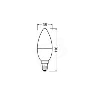 LED žárovka Osram E14 7W 2700K 230V B39 FR - 3