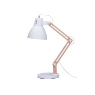 Solight stolní lampa Falun, E27, bílá - WO57-W - 1