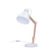 Solight stolní lampa Falun, E27, bílá - WO57-W - 2