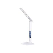 Solight LED stmívatelná stolní lampička s displejem, 6W, volba teploty světla, bílý lesk - WO43 - 1