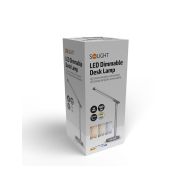 Solight LED stolní lampička, 7W, stmívatelná, změna chromatičnosti, stříbrná barva - WO53-S - 7