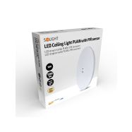Solight LED stropní světlo PLAIN s PIR sensorem, 18W, 1260lm, 3000K, kulaté, 33cm - WO776 - 7