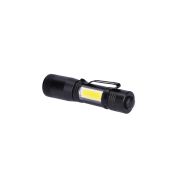 Solight LED kovová svítilna, 150 +60lm, 3W + COB, AA, černá - WL115 - 3