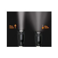 Solight LED kovová svítilna, 150 +60lm, 3W + COB, AA, černá - WL115 - 4
