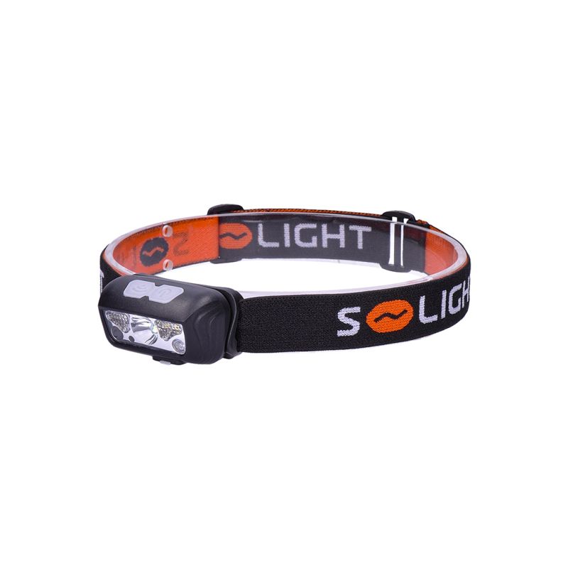 Solight LED čelová nabíjecí svítilna, 150 + 100lm, bílé a červené světlo, Li-Ion - WN40 - 1