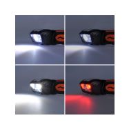 Solight LED čelová nabíjecí svítilna, 150 + 100lm, bílé a červené světlo, Li-Ion - WN40 - 4