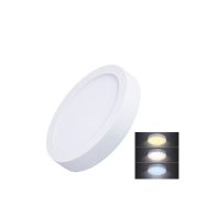 Solight LED mini panel CCT, přisazený, 12W, 900lm, 3000K, 4000K, 6000K, kulatý - WD170 - 1