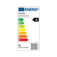 LED žárovka Ecolite LED4W-RETRO/A60/E27 teplá bílá, energ.třída "A"  EE534320 - 2