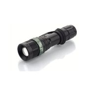 Solight LED kovová svítilna, 150lm, 3W CREE LED, černá, fokus, 3 x AAA - WL09 - 2