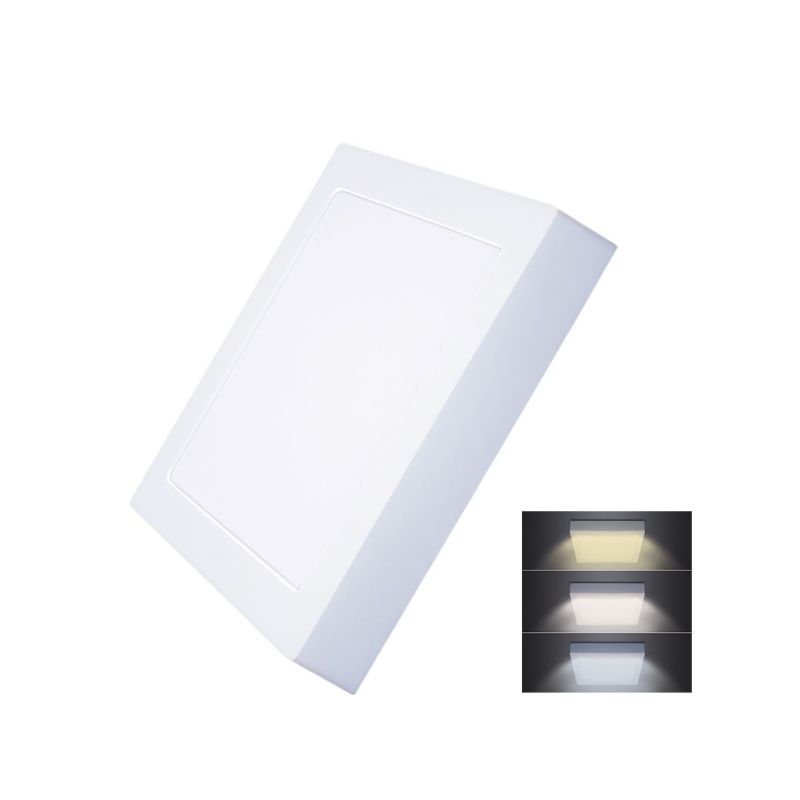 Solight LED mini panel CCT, přisazený, 18W, 1530lm, 3000K, 4000K, 6000K, čtvercový - WD173 - 1 Solight LED mini panel CCT, přisazený, 18W, 1530lm, 3000K, 4000K, 6000K, čtvercový - WD173 - 1