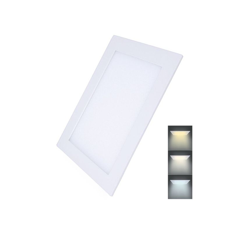 Solight LED mini panel CCT, podhledový, 24W, 1800lm, 3000K, 4000K, 6000K, čtvercový - WD145 - 1