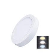 Solight LED mini panel CCT, přisazený, 18W, 1530lm, 3000K, 4000K, 6000K, kulatý - WD172 - 1