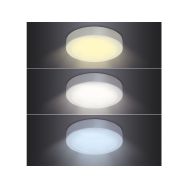 Solight LED mini panel CCT, přisazený, 18W, 1530lm, 3000K, 4000K, 6000K, kulatý - WD172 - 3