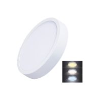 Solight LED mini panel CCT, přisazený, 24W, 1800lm, 3000K, 4000K, 6000K, kulatý - WD174 - 1