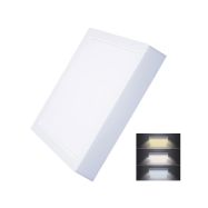 Solight LED mini panel CCT, přisazený, 24W, 1800lm, 3000K, 4000K, 6000K, čtvercový - WD175 - 1