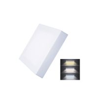 Solight LED mini panel CCT, přisazený, 12W, 900lm, 3000K, 4000K, 6000K, čtvercový - WD171 - 1