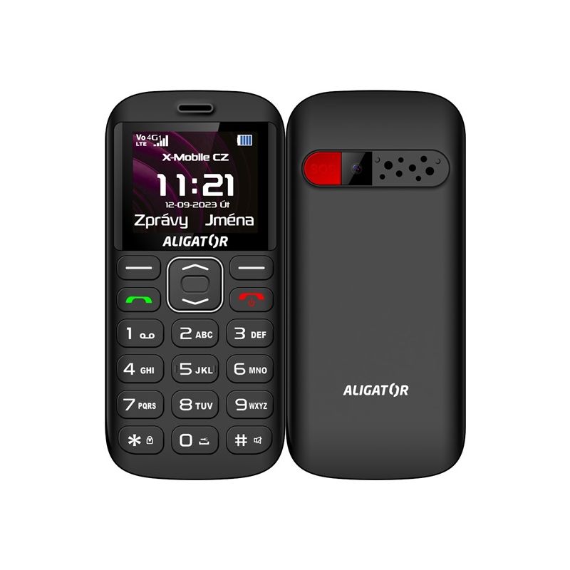 Aligator A720 4G Senior Black - 1 Aligator A720 4G Senior Black - 1