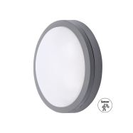 Solight LED venkovní osvětlení se senzorem Siena, šedé, 20W, 1500lm, 4000K, IP54, 23cm - WO781-G-M - 1