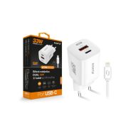 ALI CN GaN 33W, USB-C/IPH, bílá CHPD0022 - 1