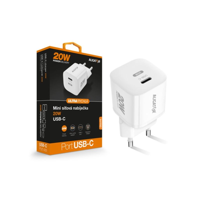 ALI CN mini PD 20W, USB-C, bílá CHPD0016 - 1