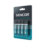 Sencor SBA LR6 4BP AA ALK 1,5V 4ks/Blistr - 4