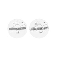 Svítidlo LED přisazené, 6W/12W/18W, 3000-6000K, kruhové, HF senzor, bílé  LEXA WPCB2-18W/HF/BI - 4