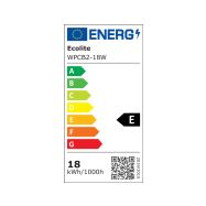 Svítidlo LED přisazené, 6W/12W/18W, 3000-6000K, kruhové, HF senzor, bílé  LEXA WPCB2-18W/HF/BI - 9