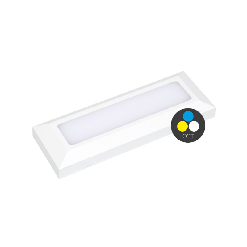 LED svítidlo přisazené fasádní RIKO ZSE5-BI bílé - 1