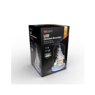 Solight LED vánoční dekorace, zasněžená krajina s domkem, 18cm, 10x LED, 2x AAA - 1V264 - 7