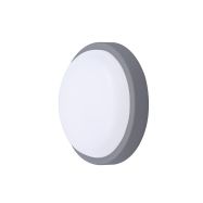 Solight LED venkovní osvětlení kulaté, 13W, 910lm, 4000K, IP54, 17cm, šedá barva - WO745-G - 1