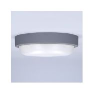 Solight LED venkovní osvětlení kulaté, 13W, 910lm, 4000K, IP54, 17cm, šedá barva - WO745-G - 7