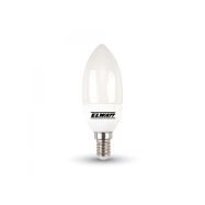 LED žárovka Elwatt  E14 svíčka B37 6,5W/40W teplá bílá 3000K  ELW-164 - 1