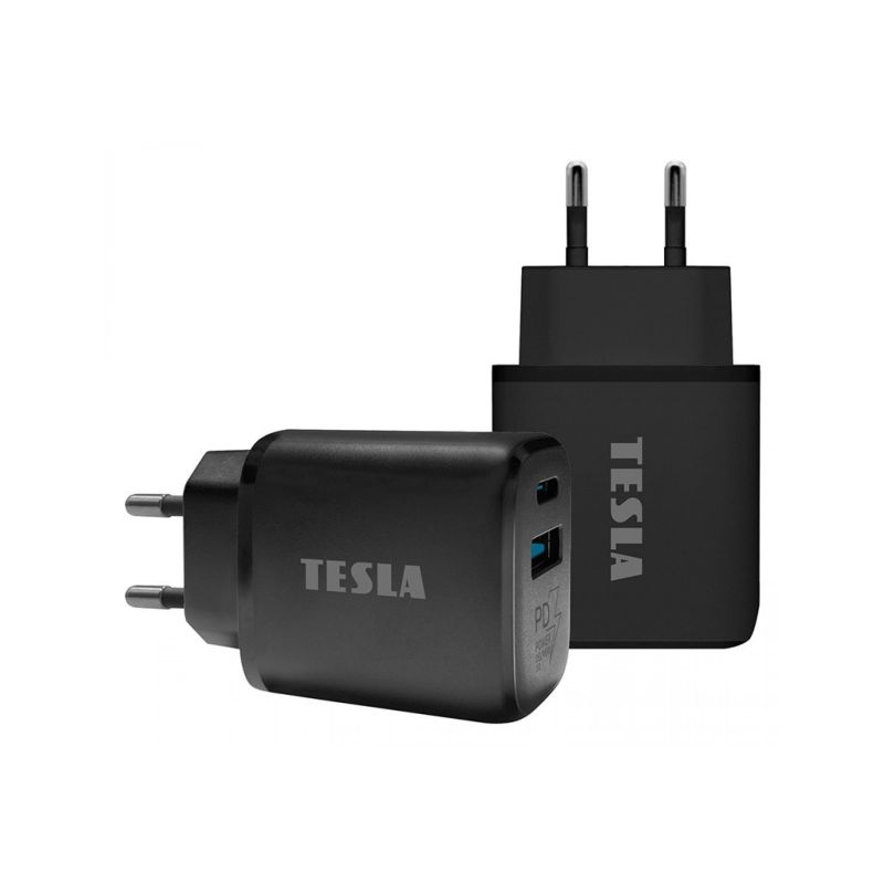 Tesla Power Charger T220(Černá) - Rychlonabíječka 25W - 1