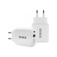 Tesla Power Charger T220(Bílá) - Rychlonabíječka 25W - 1