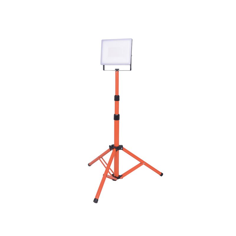 SOLIGHT LED reflektor s vysokým stojanem, 100W, 9000lm, 4000K, kabel se zástrčkou, IP65 WM-100W-FVQ - 1 SOLIGHT LED reflektor s vysokým stojanem, 100W, 9000lm, 4000K, kabel se zástrčkou, IP65 WM-100W-FVQ - 1
