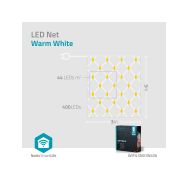 SmartLife dekorativní LED Wi-Fi síť 400 LED, 3x3m, IP65, teplá bílá   WIFILXN01W400 - 3