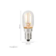 LED žárovka NEDIS E14 T25 2W/25W 2700K  LBCHE14T25 - 5