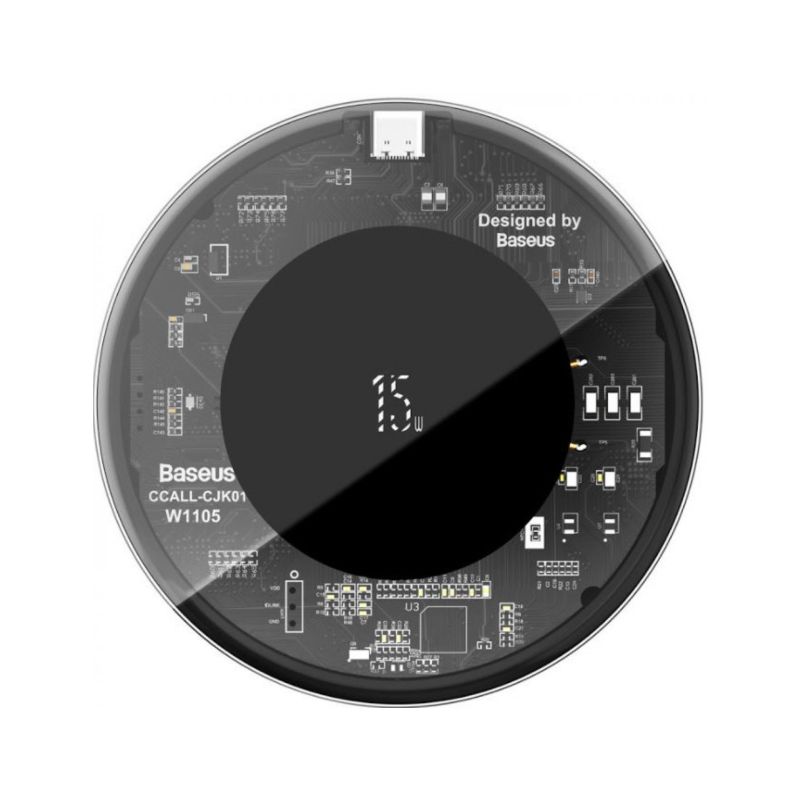 Baseus WXJK-BA02 Simple 15W USB-C bezdrátová nabíječka - 1