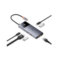 Baseus B00061802813-00 dokovací stanice 6v1 2xUSB 3.0/USB-C/USB-C PD/HDMI 4K/RJ45 - 1