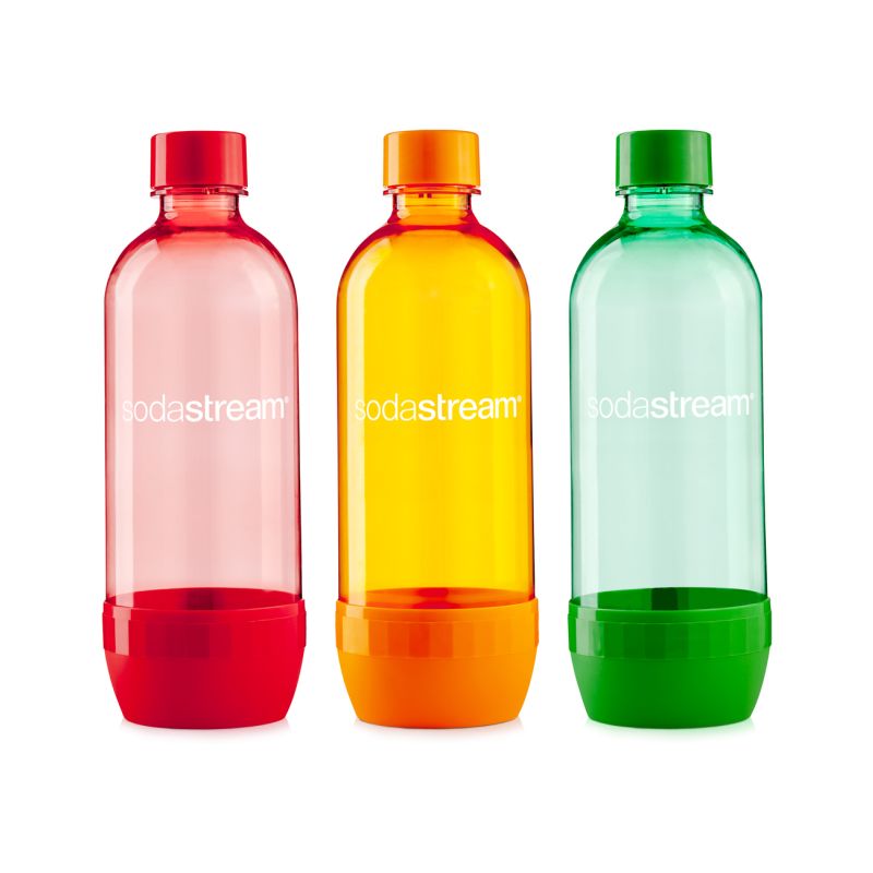 SodaStream Láhev Tripack 1l Orange/Red/Green - 1