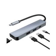 Solight SSH1201 4v1 USB-C Hub - 8