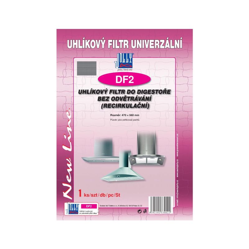 Jolly DF2 uhlíkový filtr universální - 1