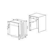 Kluge KVD6011X - vestavná myčka 60cm - 5