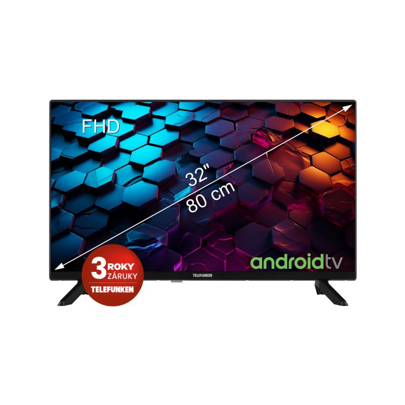 Telefunken 32TLFA7550 - FULL HD LED televizor 32" android - 1