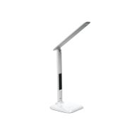 Solight LED stmívatelná stolní lampička s displejem, 7W, volba teploty světla, bílý lesk - WO43 - 11